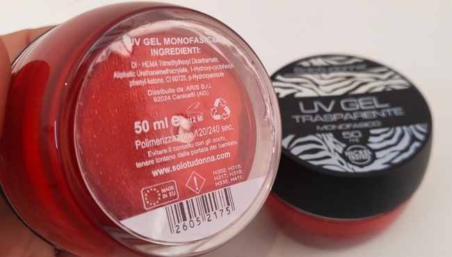 SoloTuDOnna UV Gel Trasparente Monofasico Automodellante da 50ml